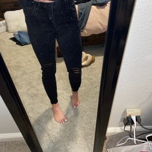 Old navy super skinny black jeans!